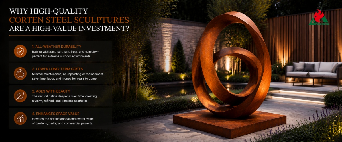 Why are High-Quality Corten Steel Sculptures a High-Value Investment